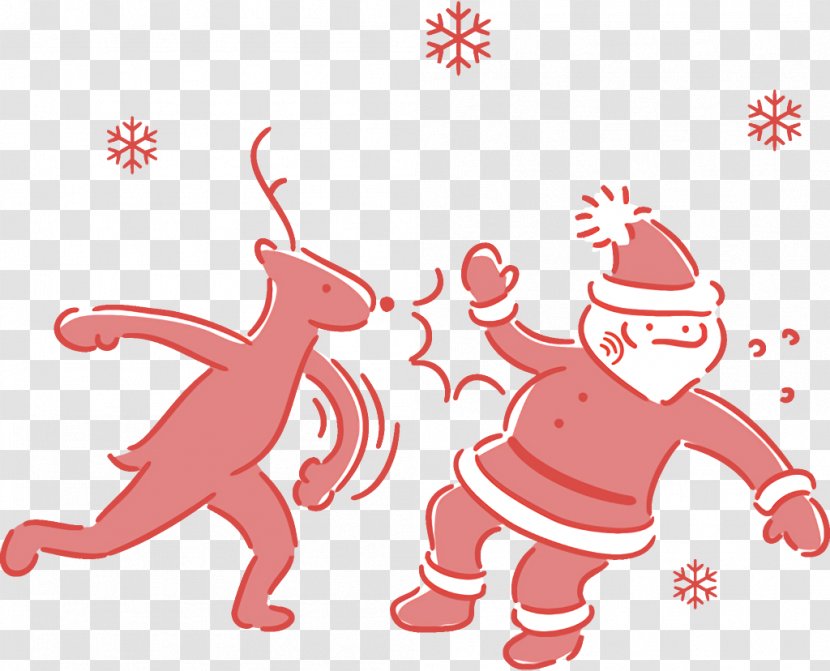 Cartoon Clip Art Christmas Sticker Fictional Character Transparent PNG