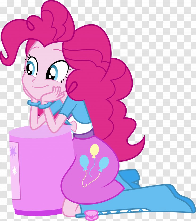 Pinkie Pie Twilight Sparkle Flash Sentry Applejack Equestria - Flower - Silhouette Transparent PNG