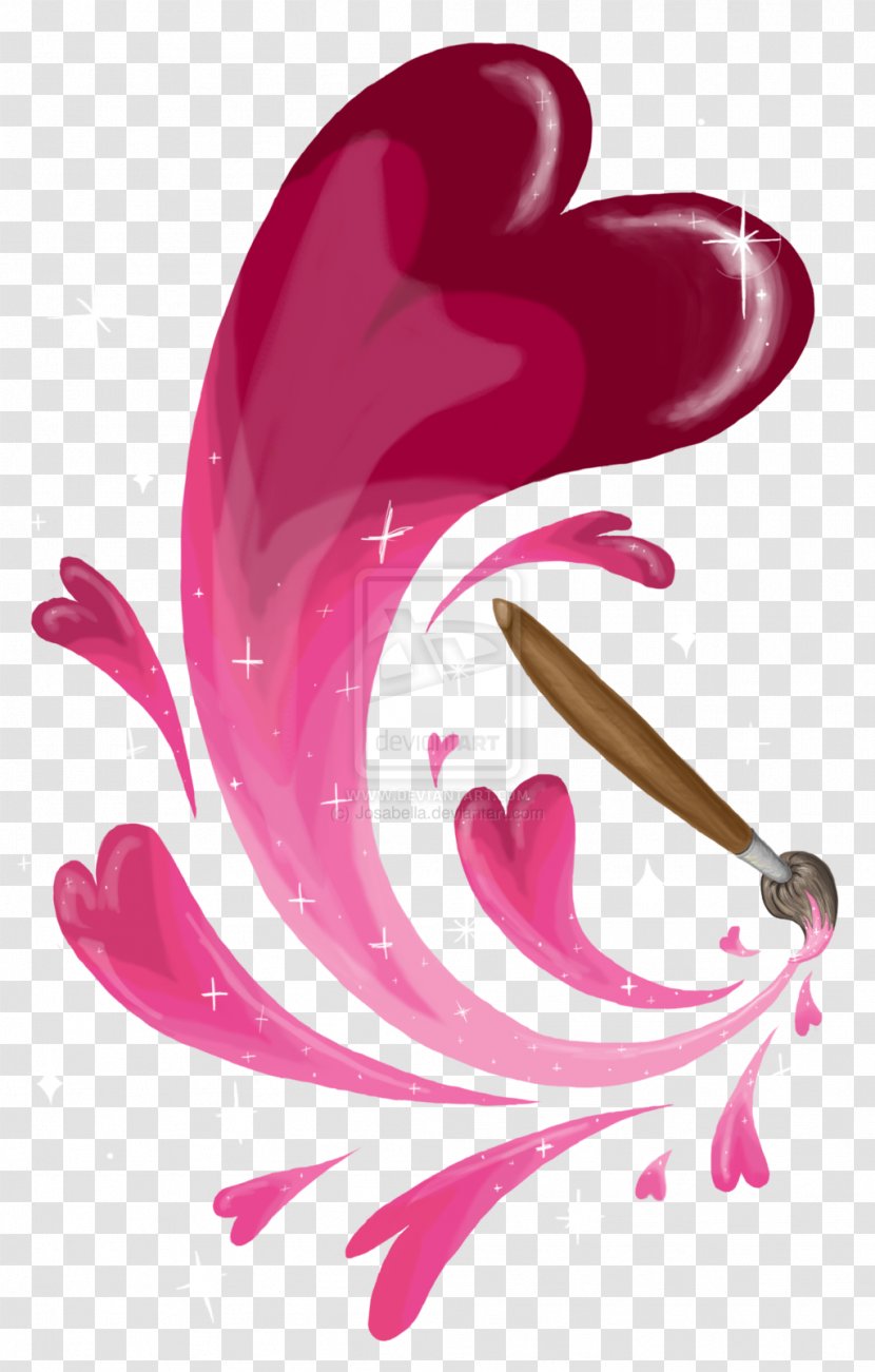 Paintbrush Painting The Cutie Mark Chronicles - Heart Transparent PNG