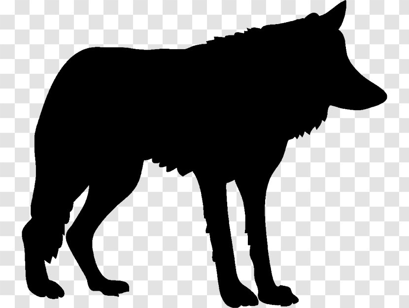 Gray Wolf Silhouette Clip Art - Red Fox - Runner Transparent PNG