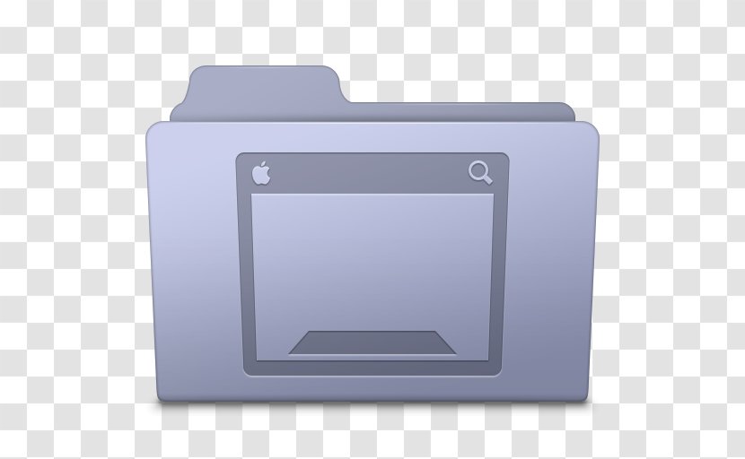 Electronic Device Multimedia Output - Desktop Folder Lavender Transparent PNG