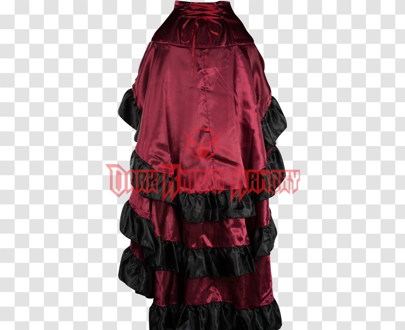 Skirt Dress Ruffle Bustle Corset - Frame - Red Silk Transparent PNG