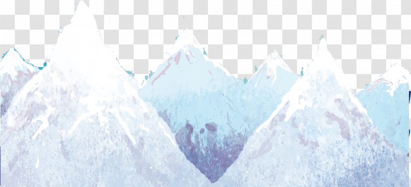 Iceberg Cartoon Designer - Glacial Landform Transparent PNG