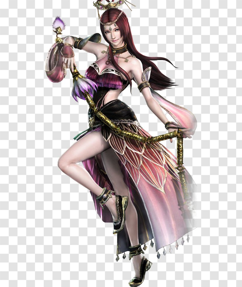 Warriors Orochi 3 Dynasty 6 5 Diaochan - Watercolor - Chinese Goddess Transparent PNG