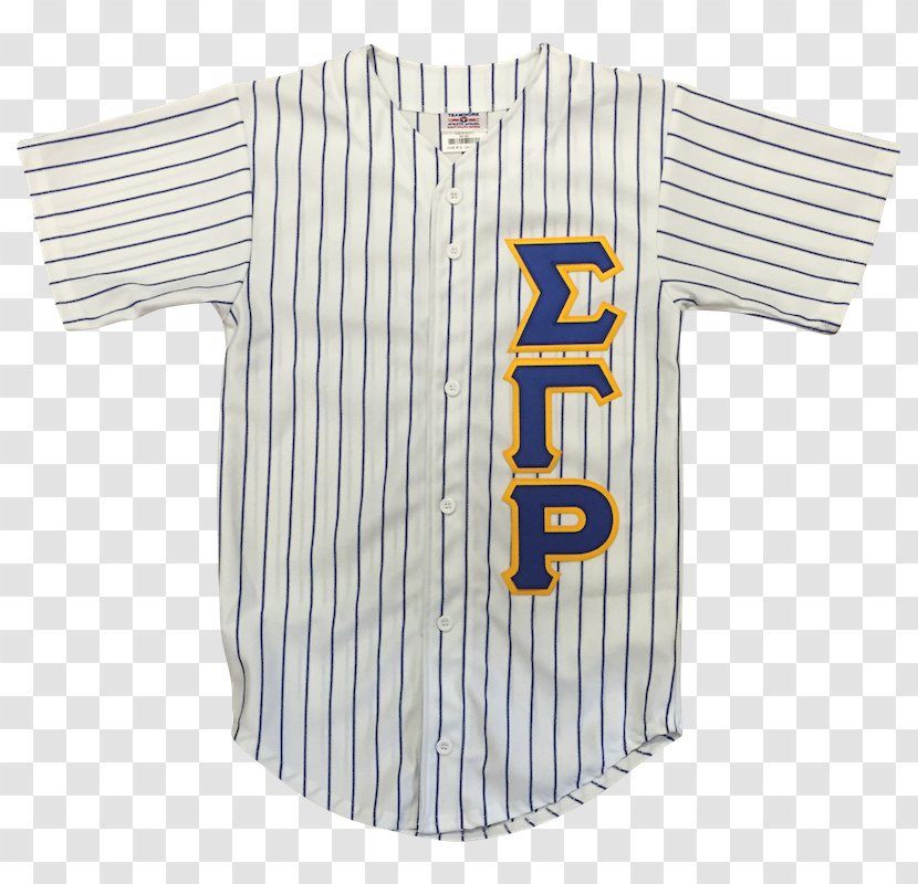 T-shirt Baseball Uniform Jersey Pin Stripes - Sportswear Transparent PNG