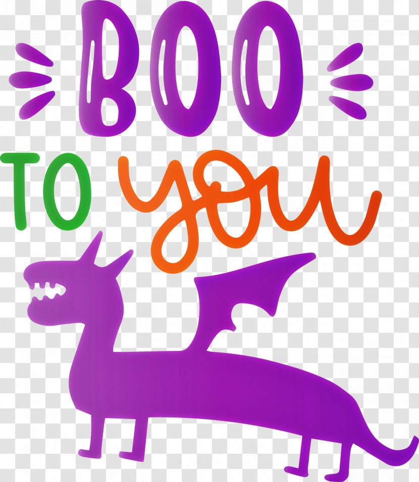 Boo Happy Halloween Transparent PNG