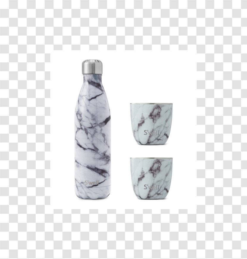Water Bottles S'well Marble - Plastic Bottle Transparent PNG