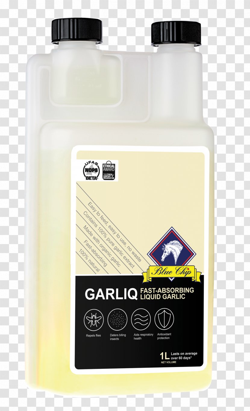 Garlic Horse Liquid Blue Chip Dietary Supplement - Automotive Fluid - Supplements Transparent PNG