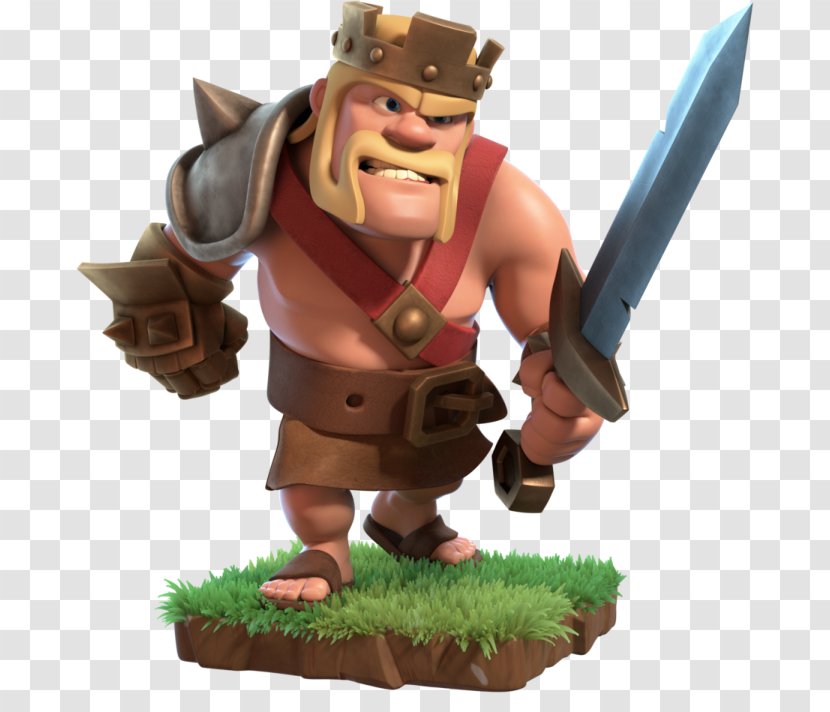 Clash Of Clans Thepix Game Elixir - Figurine - King Transparent PNG