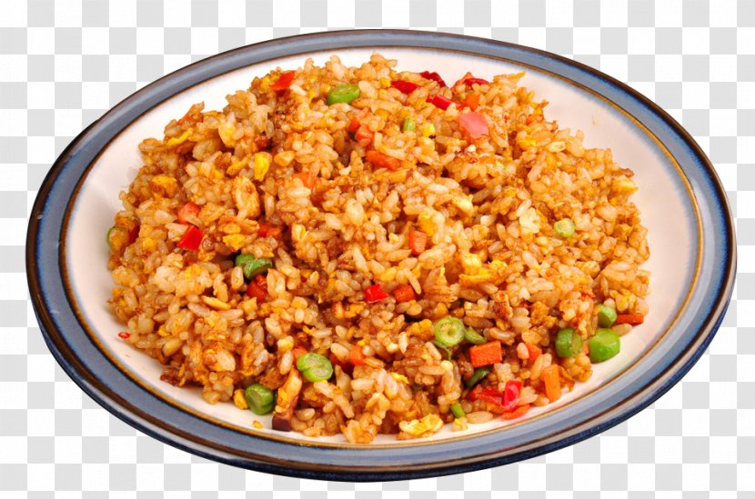 Yangzhou Fried Rice Nasi Goreng Chinese Cuisine Stir Frying - Dish Transparent PNG