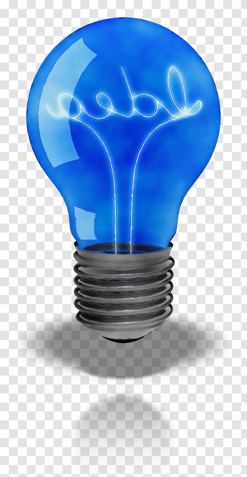 Light Bulb - Electric Blue - Nightlight Transparent PNG