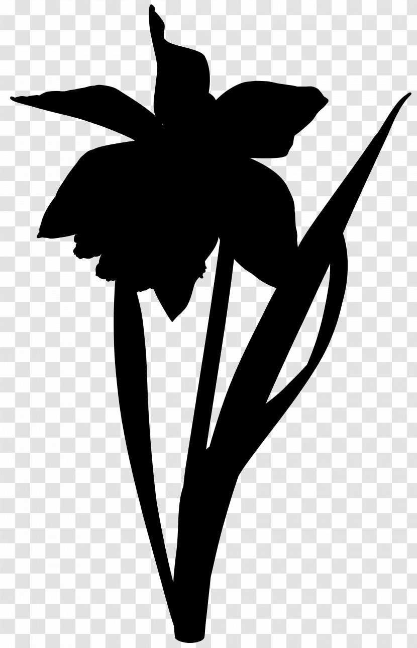 Clip Art Leaf Silhouette Line Plant Stem - Wildflower - Flower Transparent PNG
