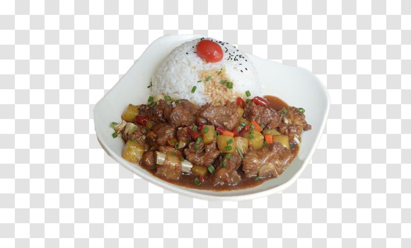 Spare Ribs Gumbo Pot Roast Pork - Stew - Delicious Spareribs Rice Transparent PNG