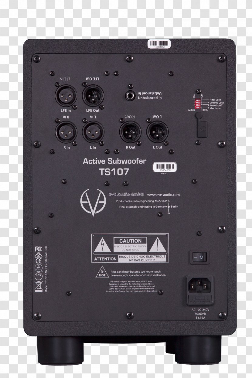 Subwoofer Sound Box Loudspeaker Multimedia - Audio - Active Events Transparent PNG