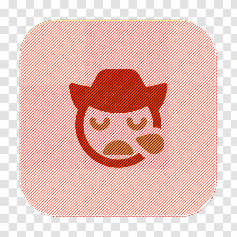 Smiley And People Icon Cowboy Icon Emoji Icon Transparent PNG