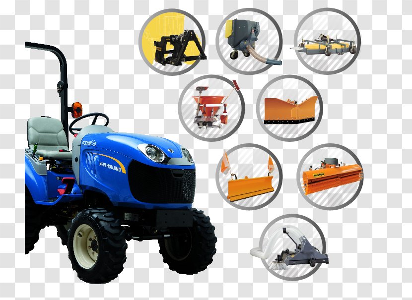 New Holland Agriculture Tractor Loader Agricultural Machinery - Brand - Snow Pictures Transparent PNG