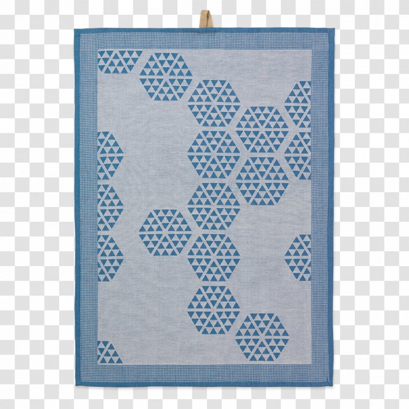 Textile Theedoek Blue Cotton Towel - Designer - Comets Transparent PNG