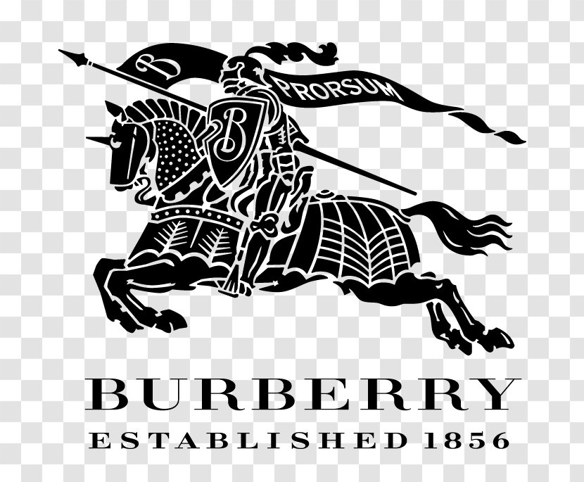Burberry Logo Fashion Brand Luxury Goods - Vertebrate Transparent PNG