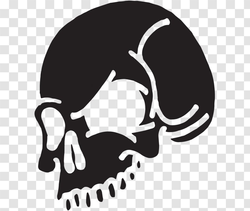 Sticker Skull And Crossbones Adhesive Clip Art - Logo Transparent PNG