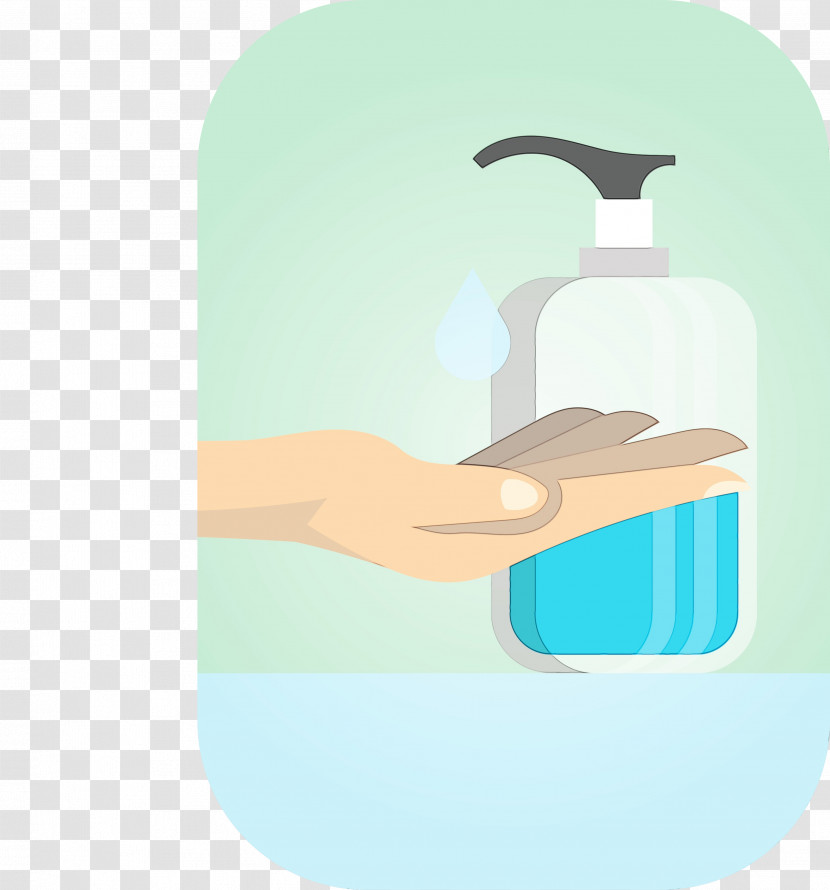 Water Liquid Hand Sanitizer Cartoon Ice Transparent PNG