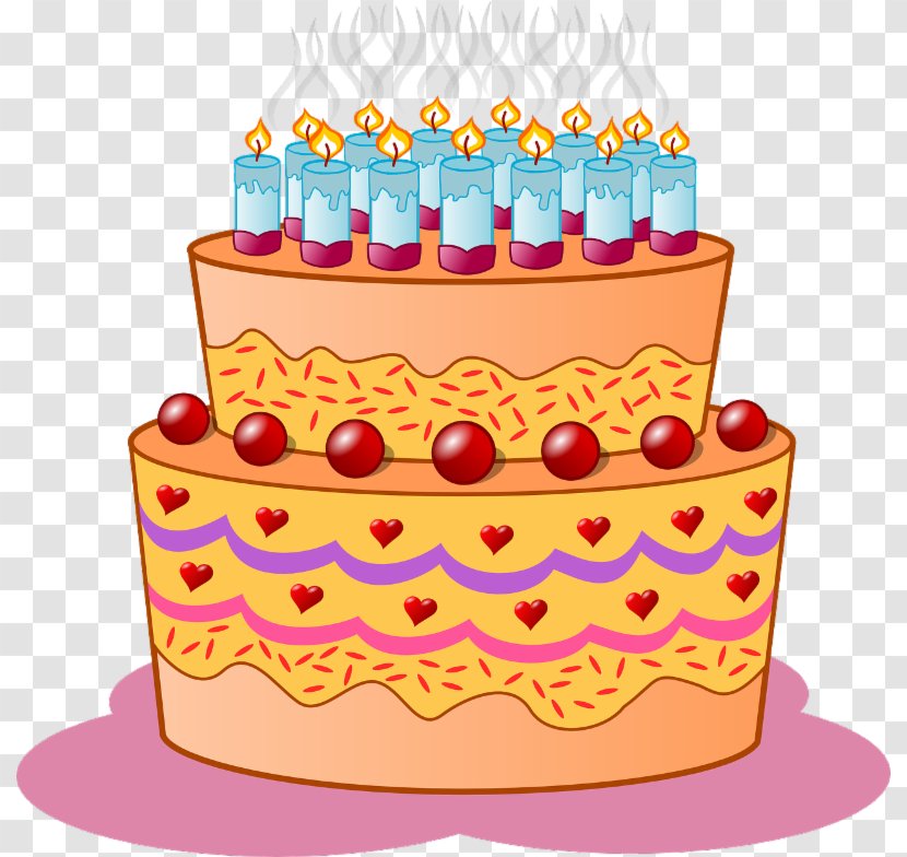 Birthday Cake Wedding Cupcake Chocolate Clip Art - Royal Icing Transparent PNG