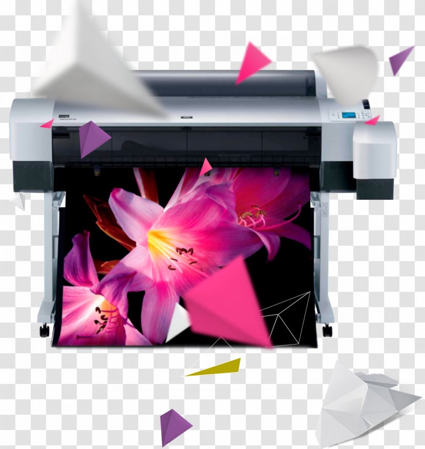 Inkjet Printing Paper Plotter Wide-format Printer - Mesh Transparent PNG