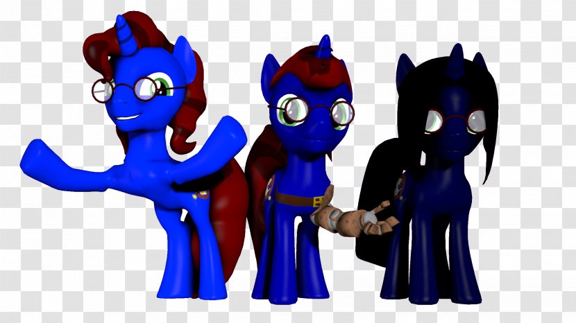 Horse Cobalt Blue Superhero Cartoon - Vertebrate Transparent PNG