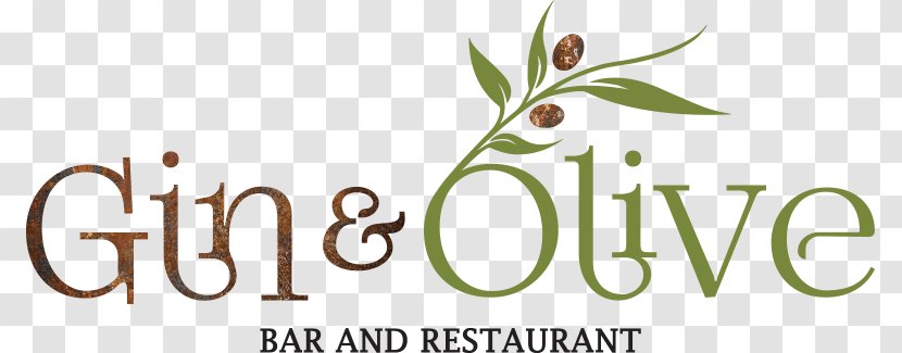 Gin & Olive Logo Three Olives Vodka Restaurant - Food - Oil Transparent PNG