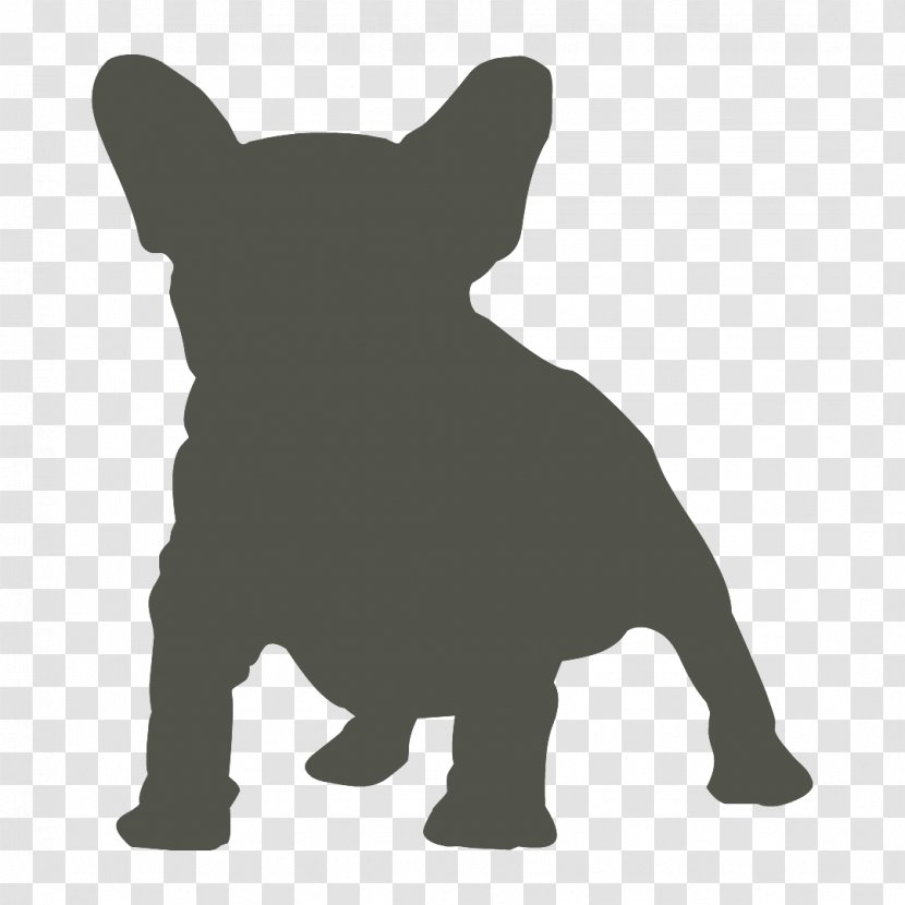 French Bulldog American Pit Bull Terrier Pug - Silhouette - Puppy Transparent PNG