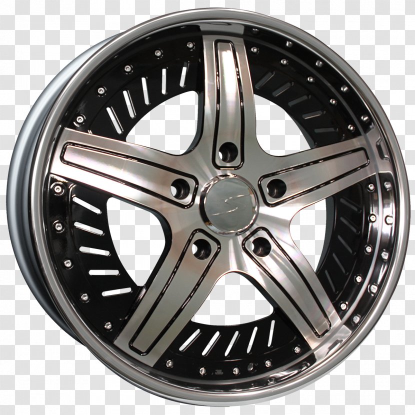 Alloy Wheel Car Hubcap Spoke Tire Transparent PNG