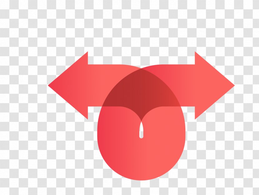 Arrow Icon - Heart - Red Transparent PNG