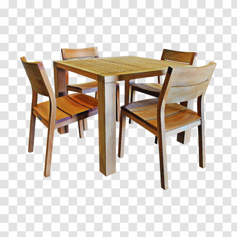 Furniture Table Chair Outdoor Wood - Kitchen Dining Room - Stain Transparent PNG
