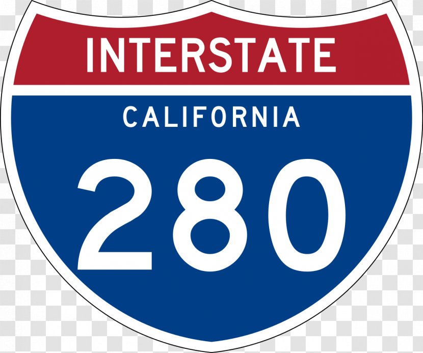 Interstate 680 405 710 880 5 In California - Road Transparent PNG