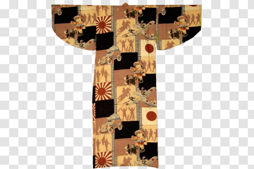 Propaganda Kimono Juban Japan Clothing - Haori - All Over Pattern Transparent PNG