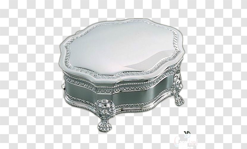 Casket Silver Amazon.com Engraving Jewellery - Crystal Box Transparent PNG