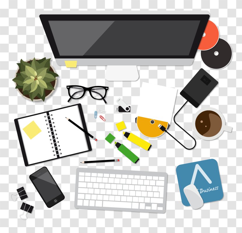 Graphic Designer Desk - Computer - Design Transparent PNG