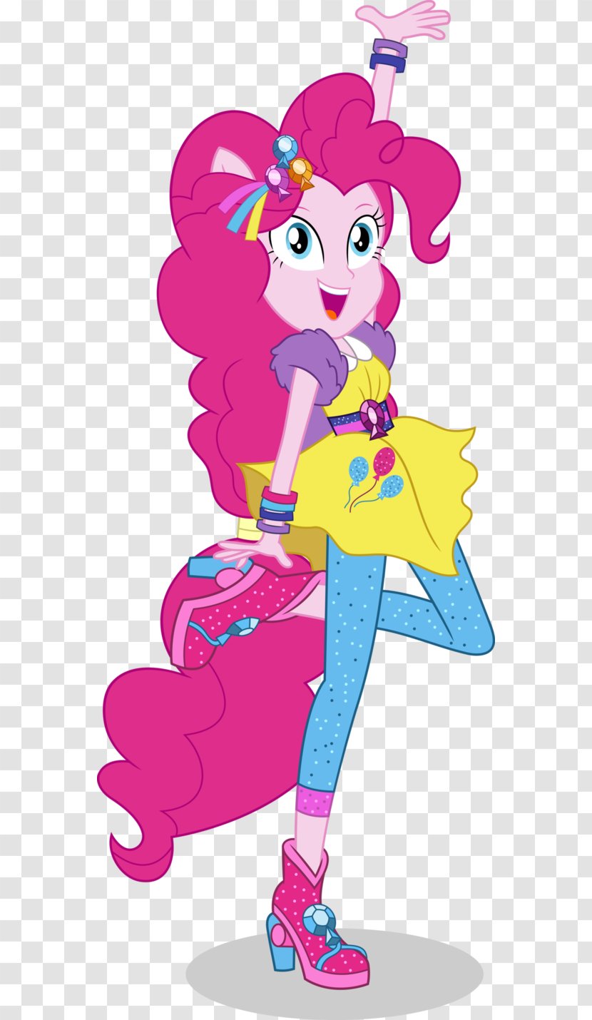 Pinkie Pie My Little Pony: Equestria Girls Twilight Sparkle Clip Art - Magenta Transparent PNG