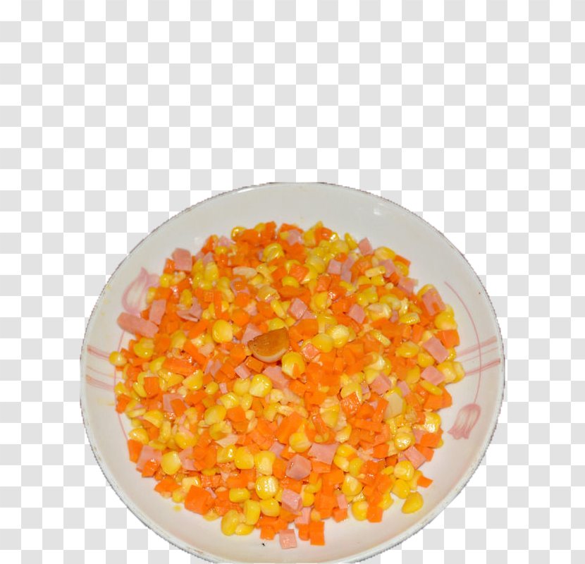 Vegetarian Cuisine Meat Spam - Orange - Corn Carrot Luncheon Transparent PNG