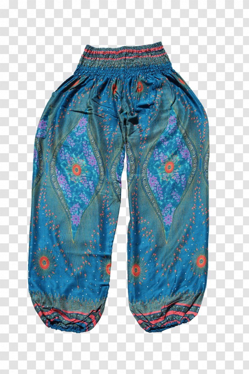 Harem Pants Clothing Leggings Fashion - Jacket - Blue Peacock Transparent PNG