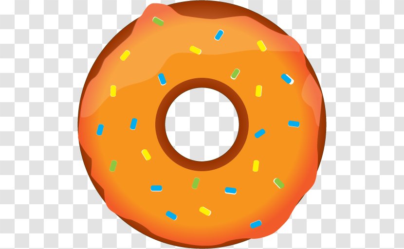 Donuts Nutrition Facts Label Orange Sprinkles Clip Art Transparent PNG