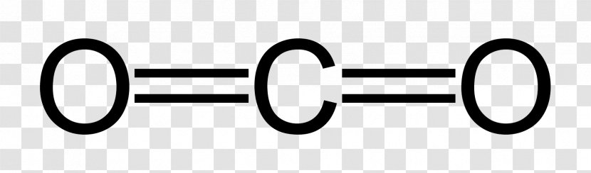 Carbon Dioxide Structural Formula Molecule Monoxide - Chemical Formulas Transparent PNG