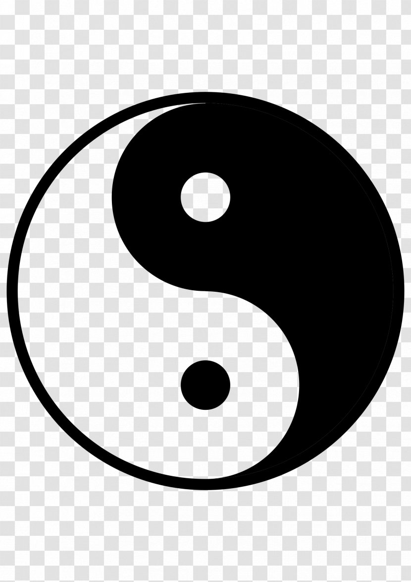 Yin And Yang Taoism Clip Art - Area - Point Transparent PNG