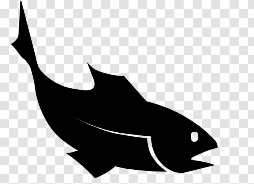 Fish Silhouette Clip Art - Stencil Transparent PNG