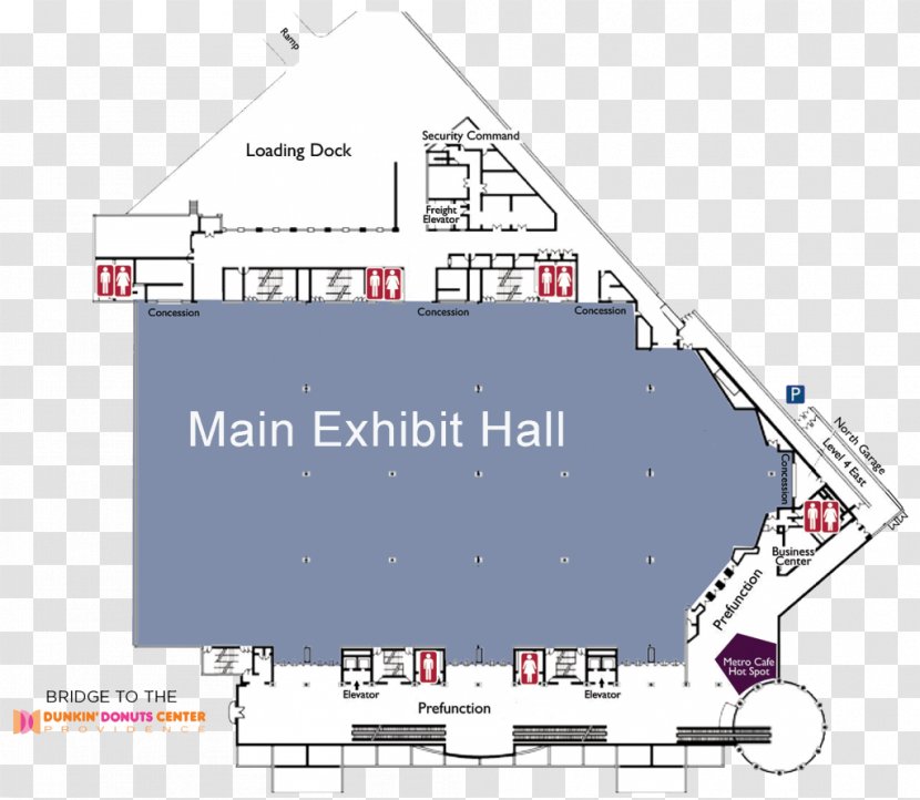 Rhode Island Convention Center Floor Plan - Building - 3d Exhibition Hall Transparent PNG