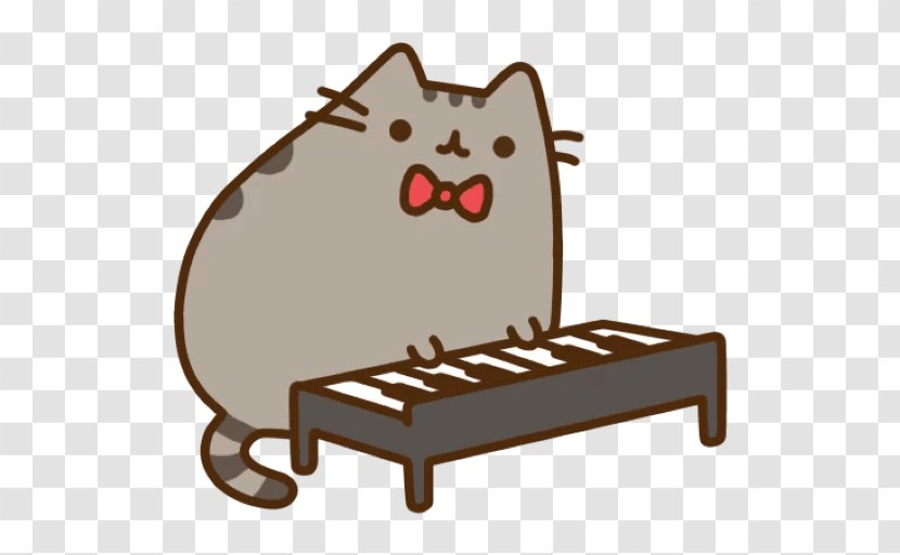 GIF Pusheen Sock In A Mug Piano Image - Furniture Transparent PNG