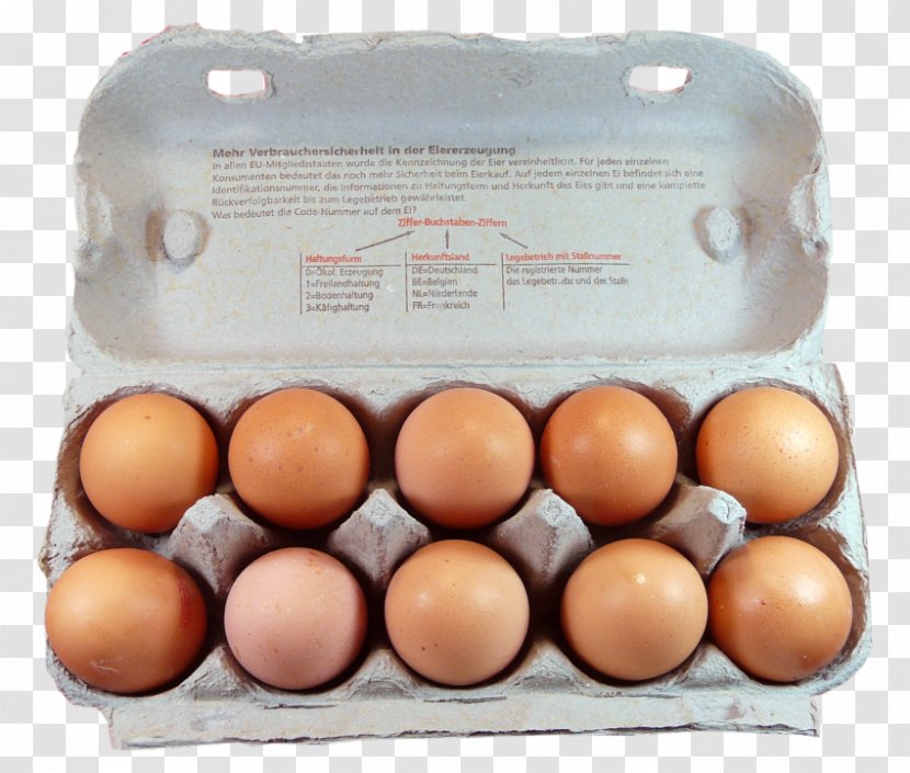 Chicken Egg Carton White - Fried Transparent PNG