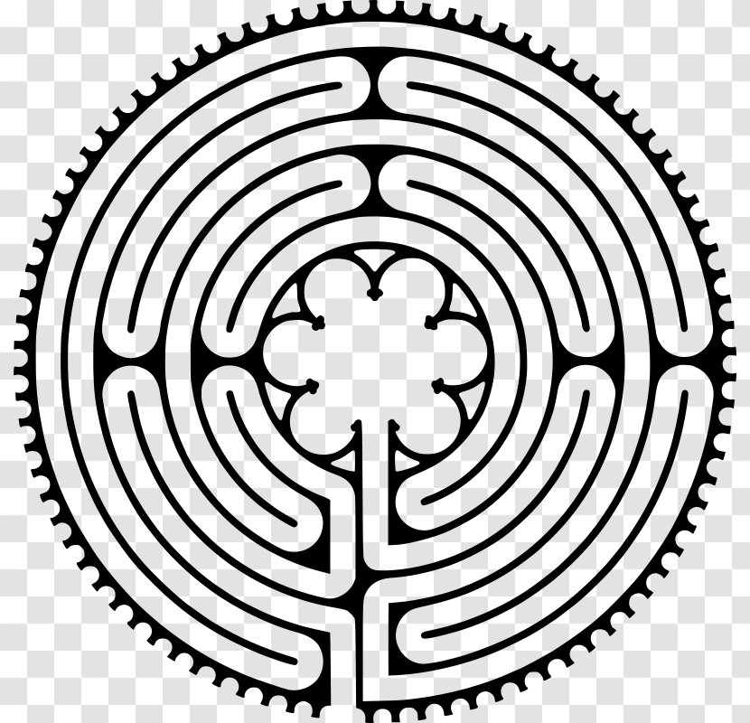 Chartres Cathedral Labyrinth Middle Ages Of The Reims - Area - Natural History Museum Los Angeles County Transparent PNG