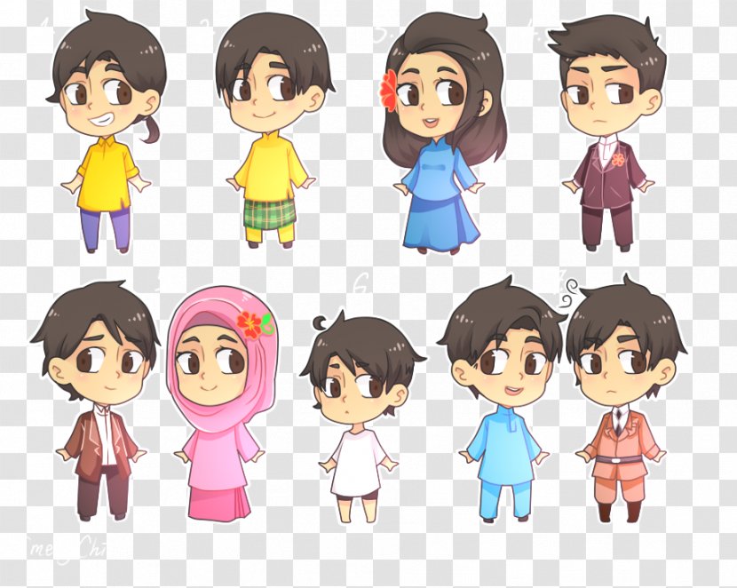 Baju Melayu Kurung Clothing Malaysians Clip Art - Kadazandusun - Meng Transparent PNG