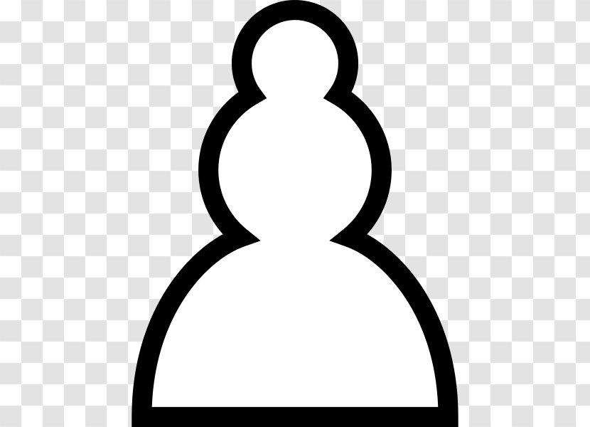 Chess960 Pawn Chess Piece White And Black In - King - Western Transparent PNG
