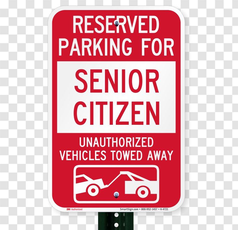 Parking Violation Car Park Towing Vehicle - Senior Citizens Transparent PNG
